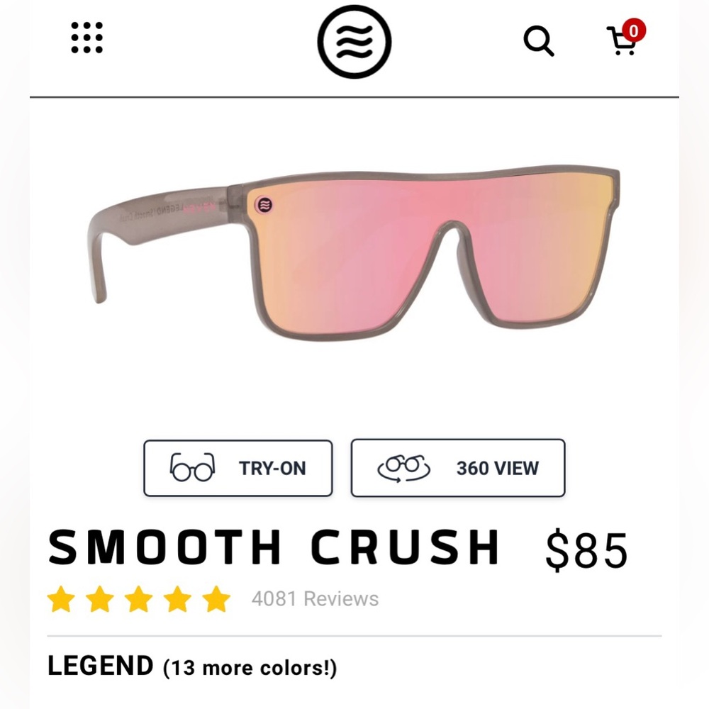 NEVEN Sunglasses with Pink Lenses